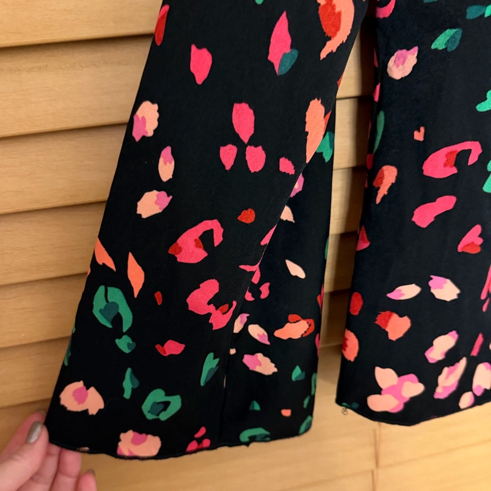 Never Fully Dressed Multicolor Animal Print Blouse - Picture 5 of 7